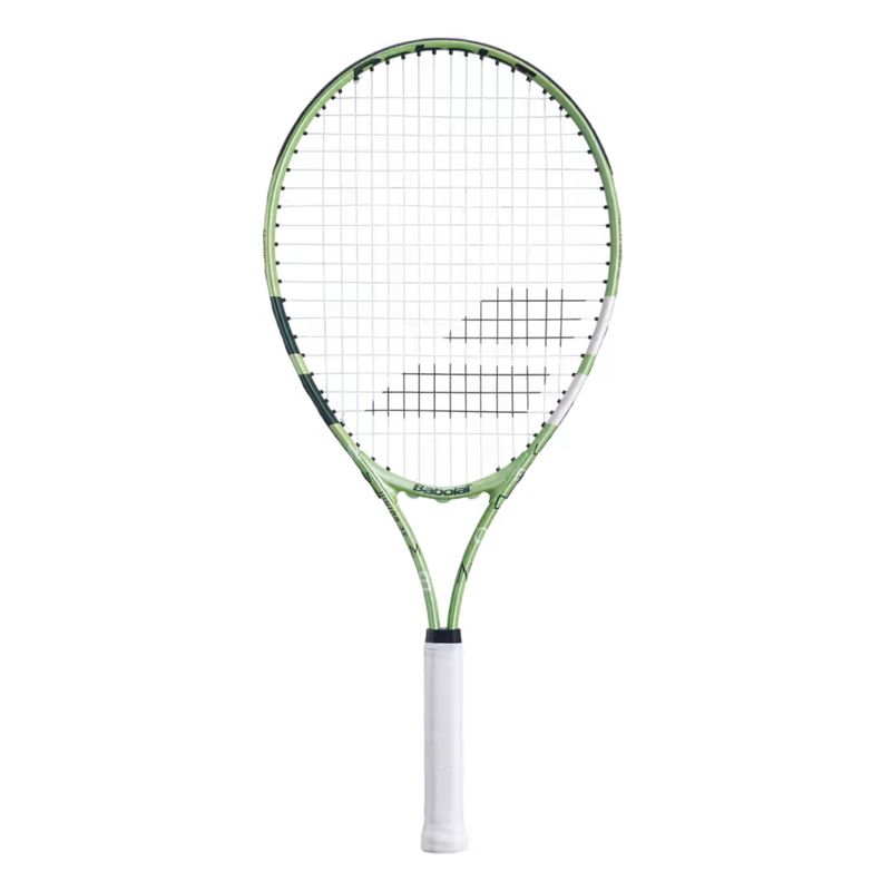 raquete-de-tenis-babolat-25-wimbledon-2025-com-cordas-infantil-branca-verde