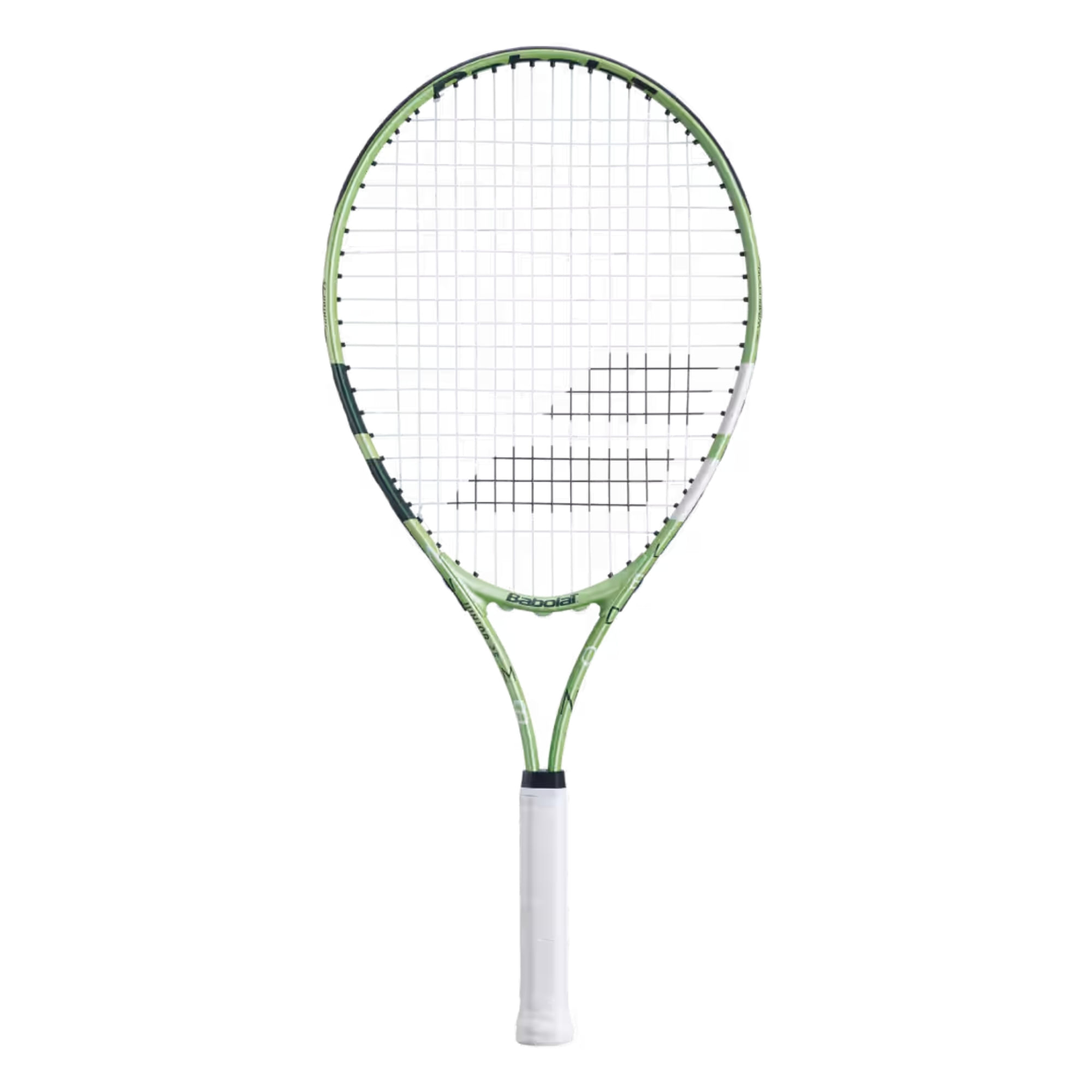 Raquete De Tênis Babolat 25 Wimbledon 2025 Com Cordas Infantil - Branca/Verde