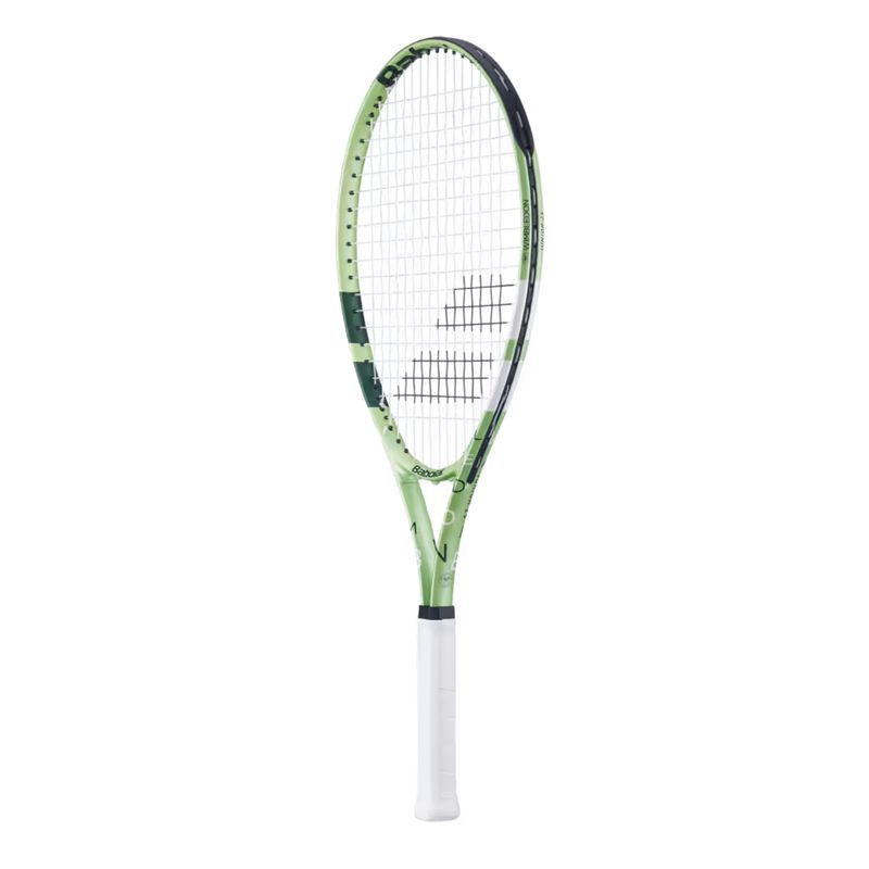 raquete-de-tenis-babolat-25-wimbledon-2025-com-cordas-infantil-branca-verde