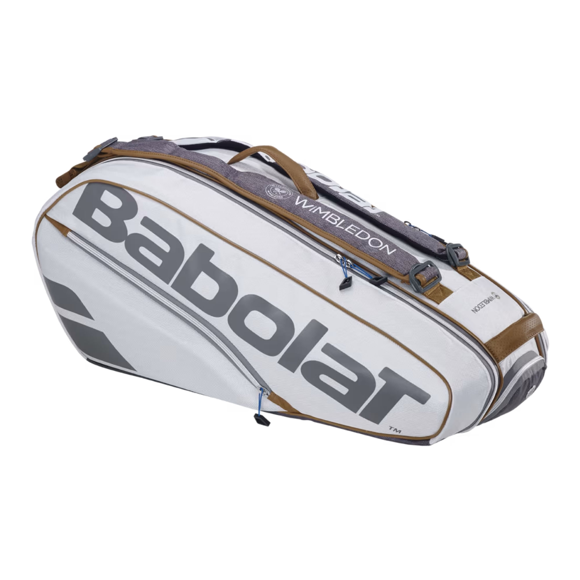 Raqueteira Babolat Rh X6 Pure Wimbledon Unissex - Branca