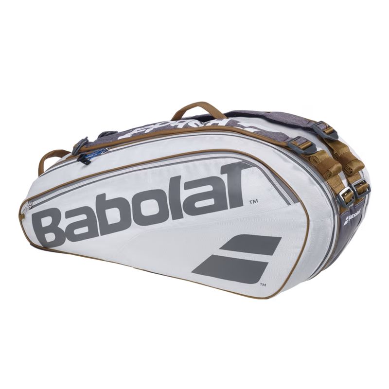 raqueteira-babolat-rh-x6-pure-wimbledon-unissex-branca