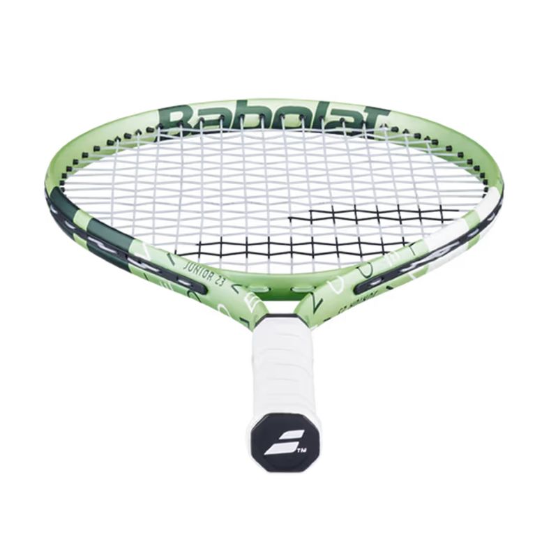 raquete-de-tenis-babolat-23-wimbledon-2025-com-cordas-infantil-branca-verde