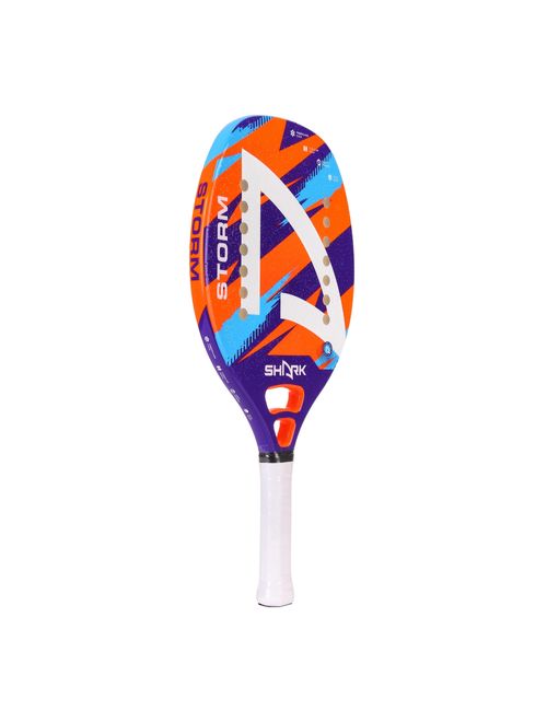 Raquete De Beach Tennis Shark Bt Storm Unissex - Laranja/Azul