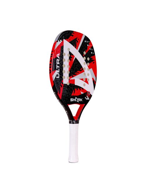 Raquete De Beach Tennis Shark Bt Ultra Unissex - Vermelha/Preta