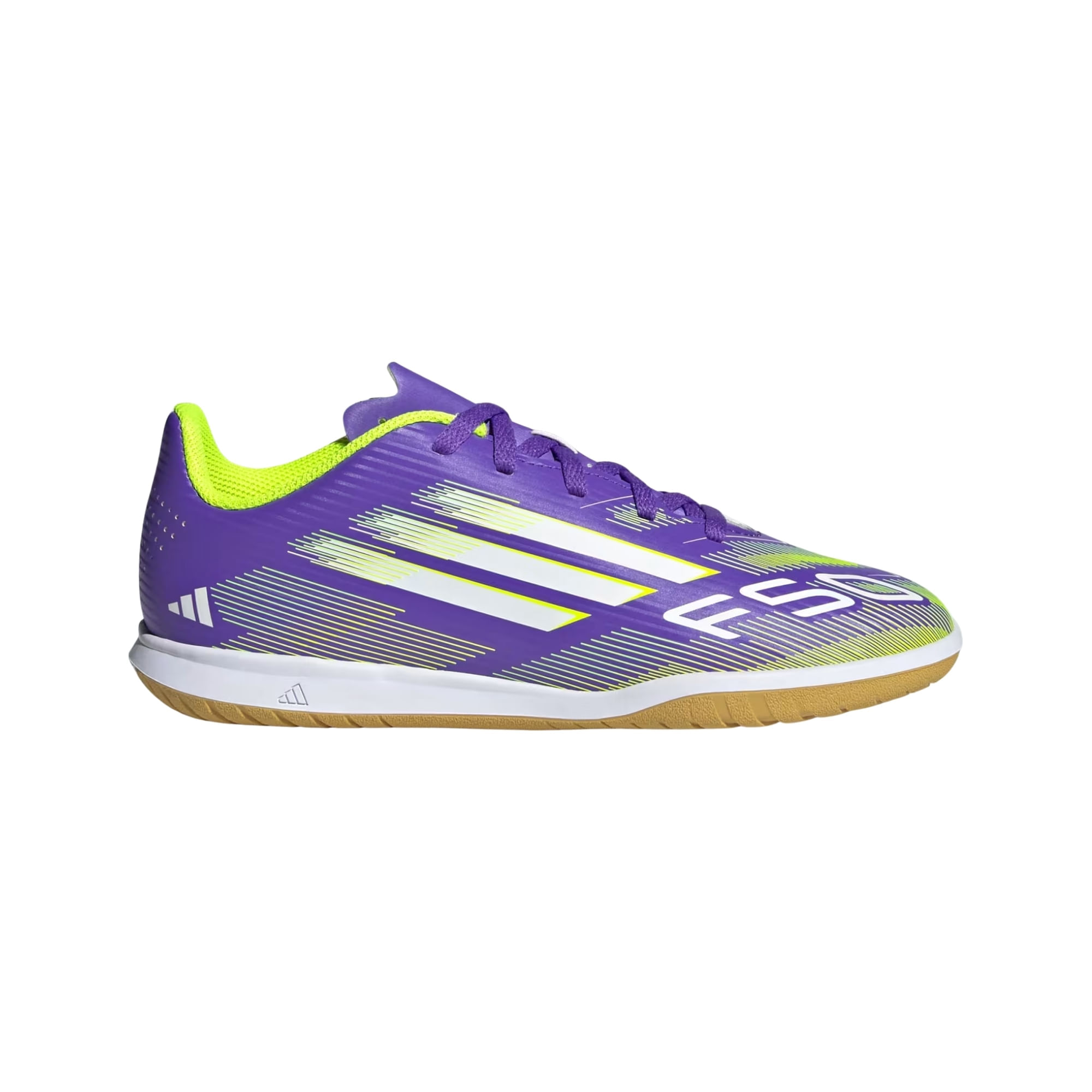 Chuteira Futsal Adidas F50 Club Infantil - Roxa