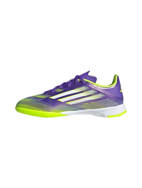 Chuteira Futsal Adidas F50 League Infantil - Roxa/Verde