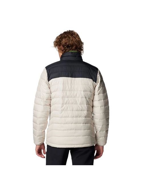 Jaqueta Columbia Powder Lite II Masculina - Bege/Preta