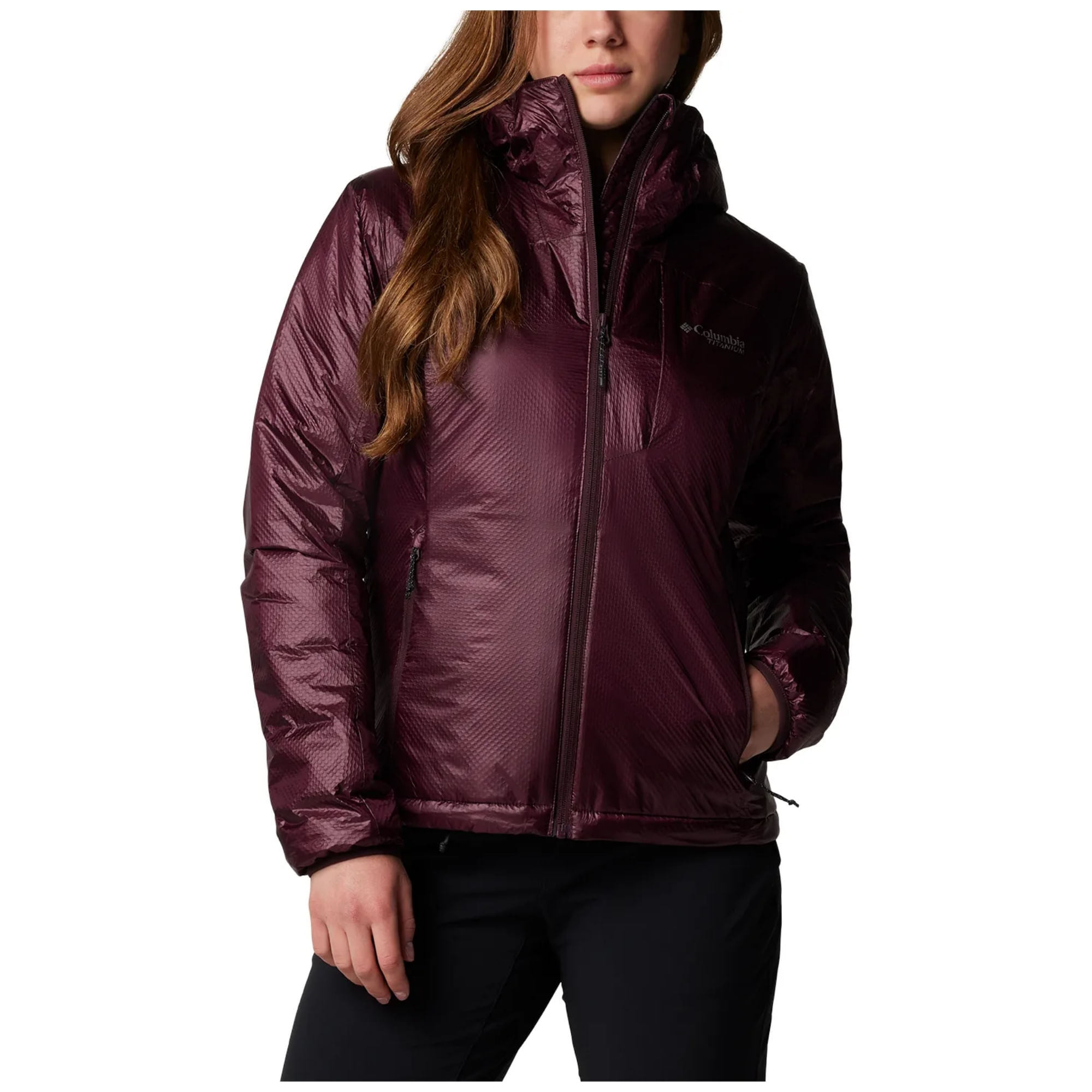 Jaqueta Com Capuz Columbia Arch Rock II Hooded Feminina - Bordô
