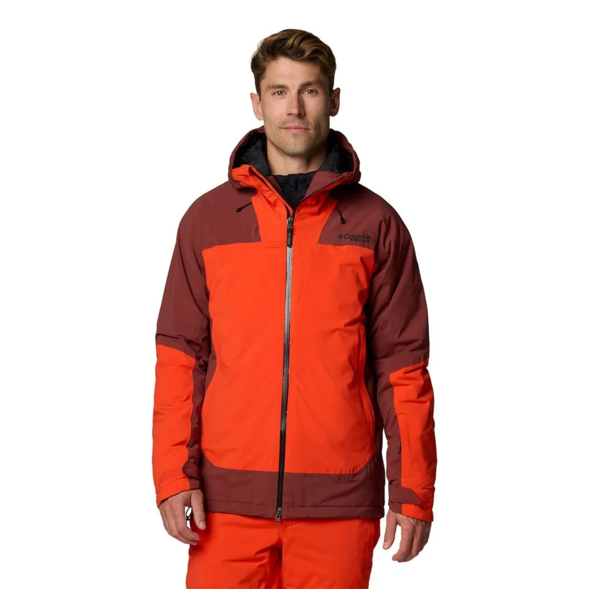 Jaqueta Com Capuz Columbia Cirque Bowl Insulated Masculina - Laranja