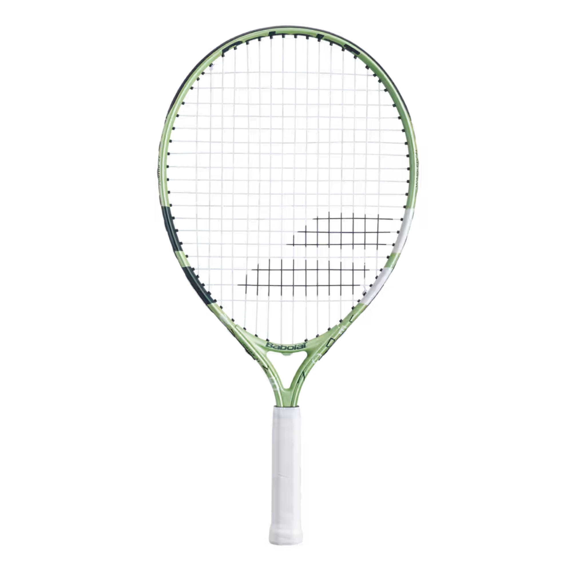Raquete De Tênis Babolat 21 Wimbledon 2025 Com Cordas Infantil - Branca/Verde