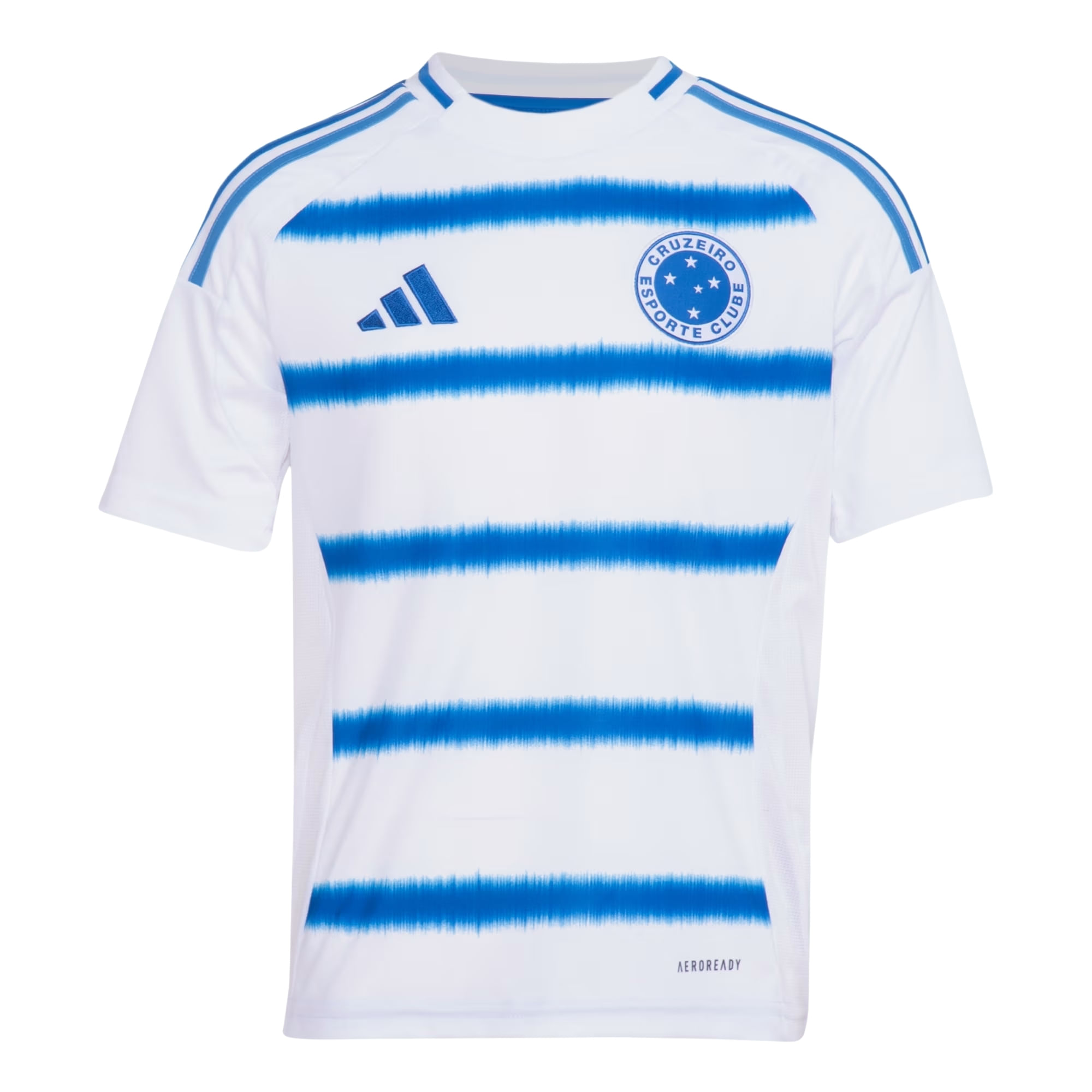 Camisa Cruzeiro II 25/26 Adidas Infantil - Branca/Azul