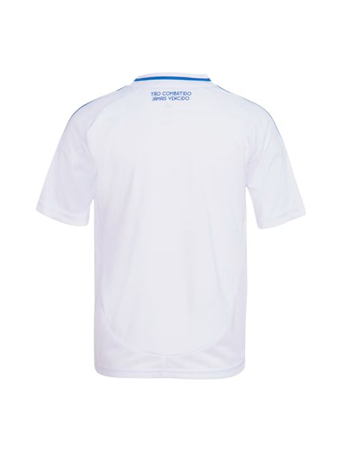 Camisa Cruzeiro II 25/26 Adidas Infantil - Branca/Azul