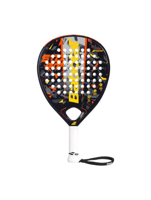 Raquete De Padel Babolat Storm Unissex - Preta/Laranja