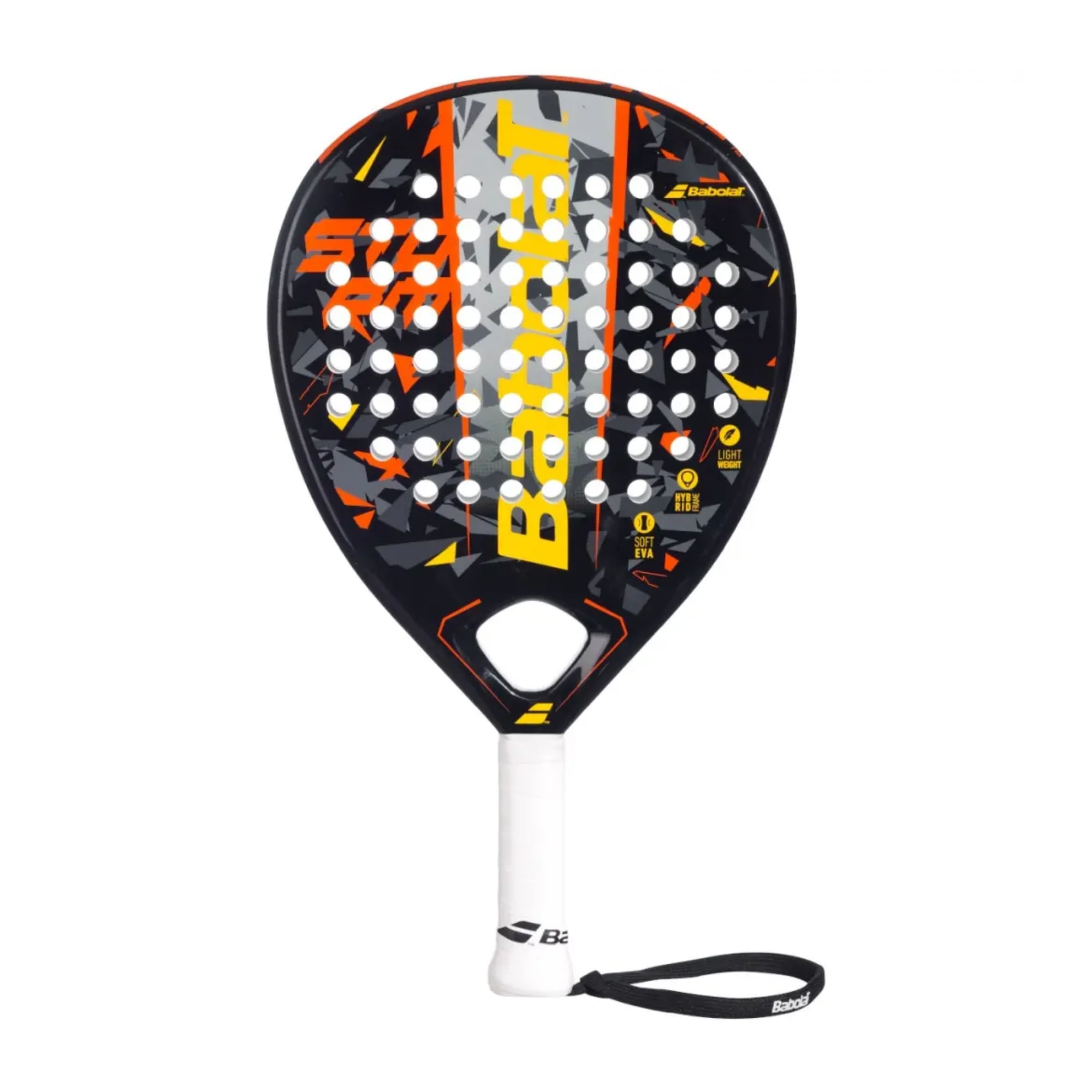 Raquete De Padel Babolat Storm Unissex - Preta/Laranja