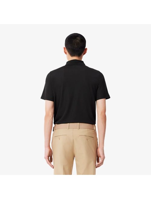 Camisa Polo Lacoste Regular Masculina - Preta