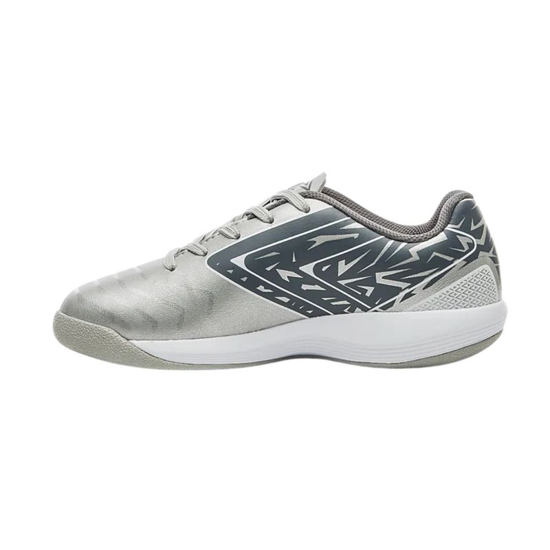 chuteira-futsal-umbro-pro-5-infantil-cinza-grafite