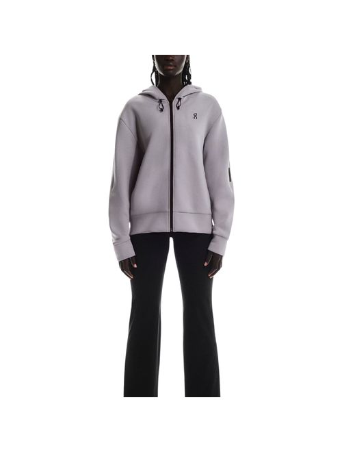 Jaqueta Com Capuz On Running Focus Tec Zip Hoodie Feminina - Lilás