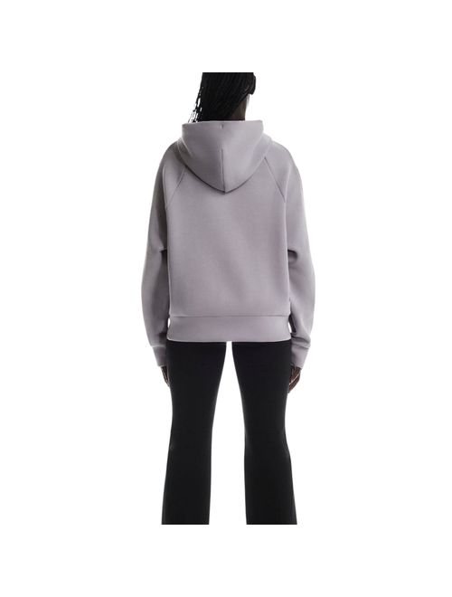 Jaqueta Com Capuz On Running Focus Tec Zip Hoodie Feminina - Lilás