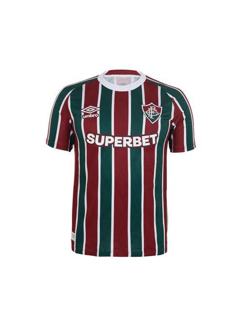 Camisa Fluminense I 25/26 Umbro Torcedor Masculina - Verde/Bordô