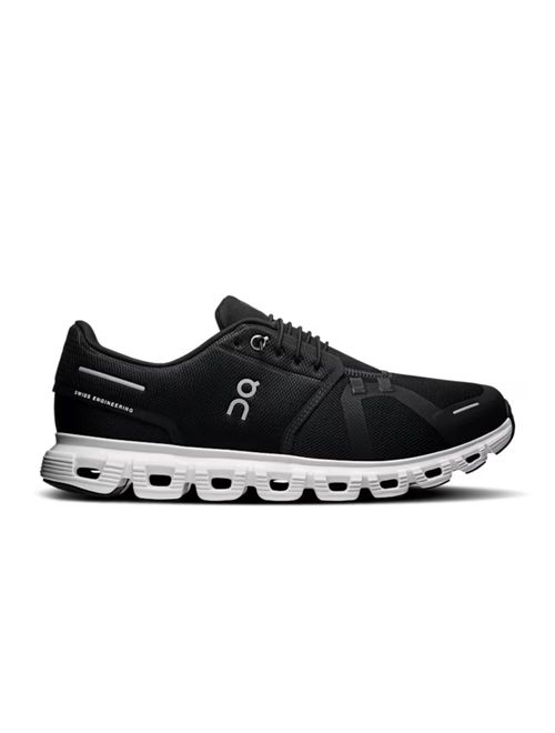 Tênis On Running Cloud 6 Masculino - Preto/Branco