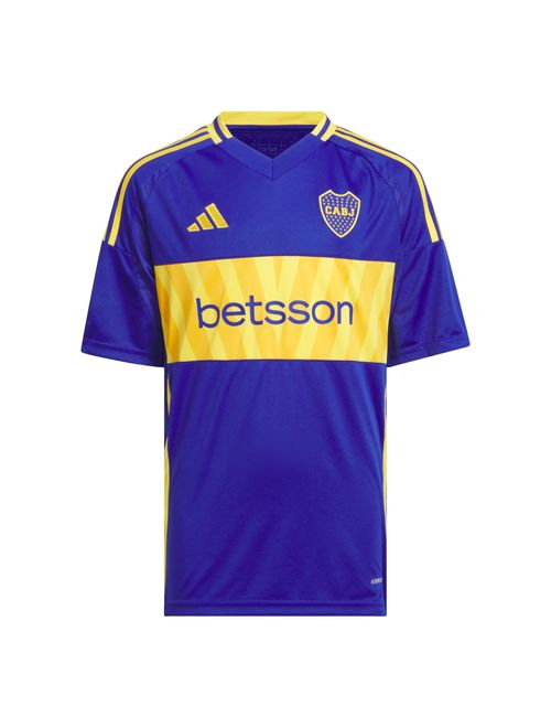 Camisa Boca Juniors I 2024/25 Adidas Infantil - Azul/Amarelo