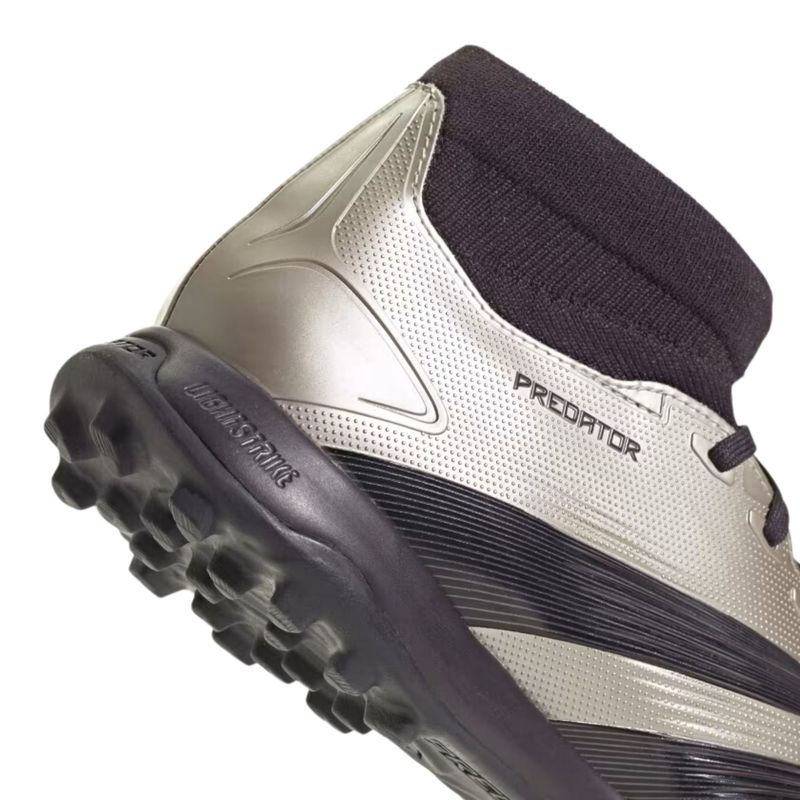 chuteira-society-adidas-cano-medio-predator-league-24-unissex-prata-preta