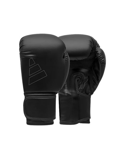 Kit Luva De Boxe Adidas Hybrid 80 Unissex - Preta