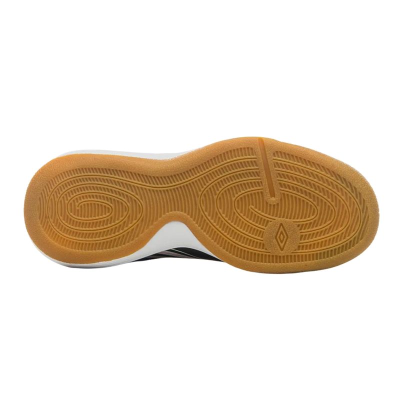 Chuteira-Futsal-Umbro-Pro-5-Jr-Unissex---Preta-Laranja