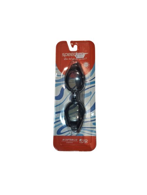 Óculos De Natação Speedo Captain 2.0 Infantil - Preto Fumê