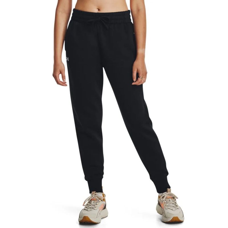 Calça Under Armour Rival Fleece Jogger Feminina - Preta