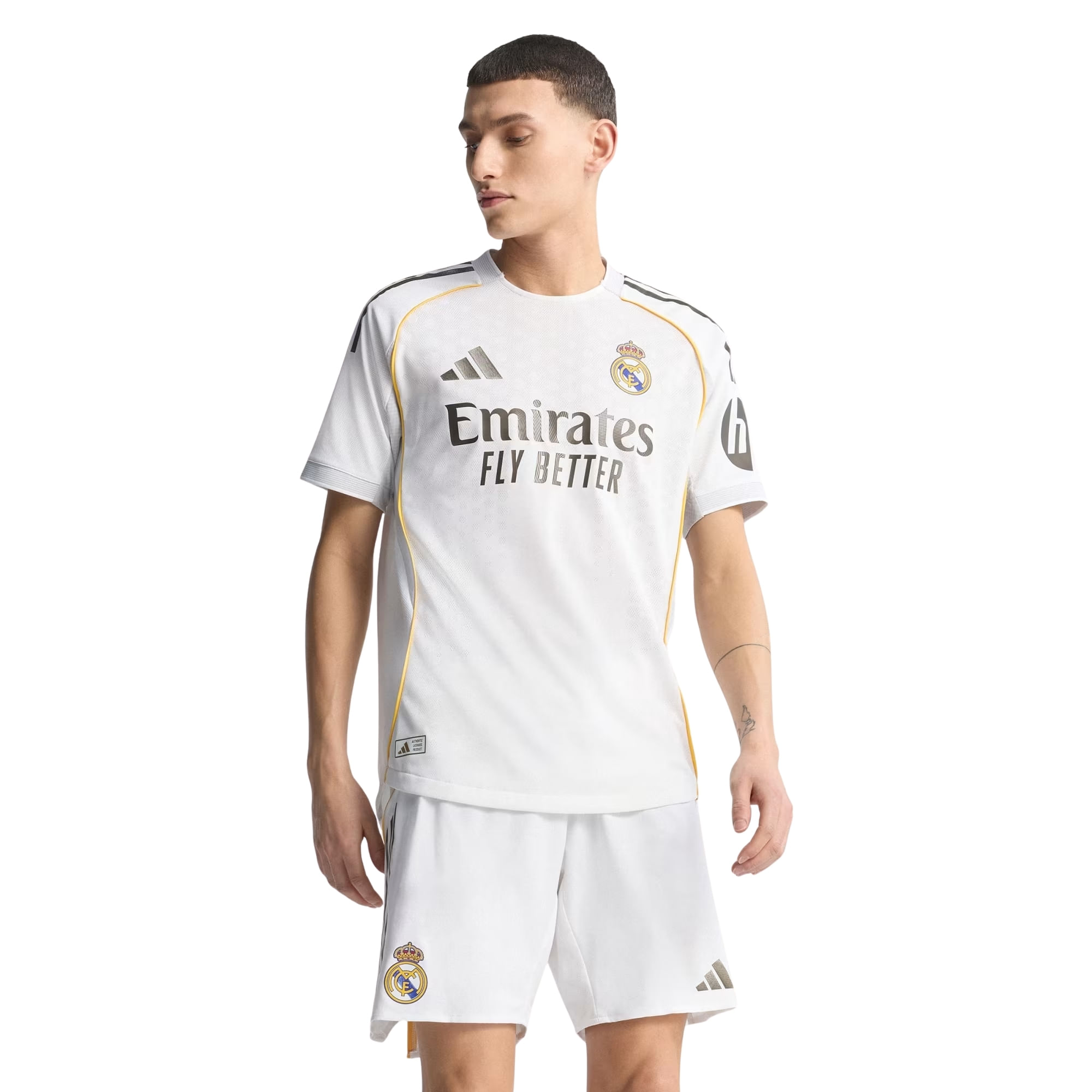 Camisa Real Madrid I 25/26 Adidas Jogador Masculina - Branca
