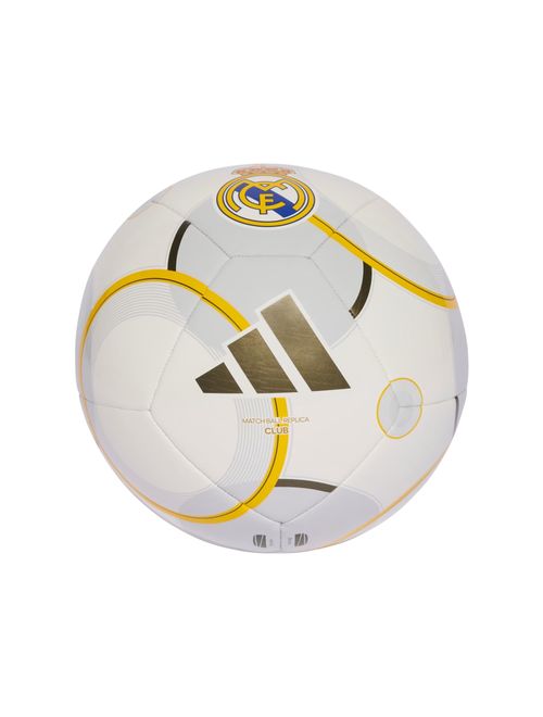 Bola Real Madrid I Adidas Club Unissex - Branca/Dourada