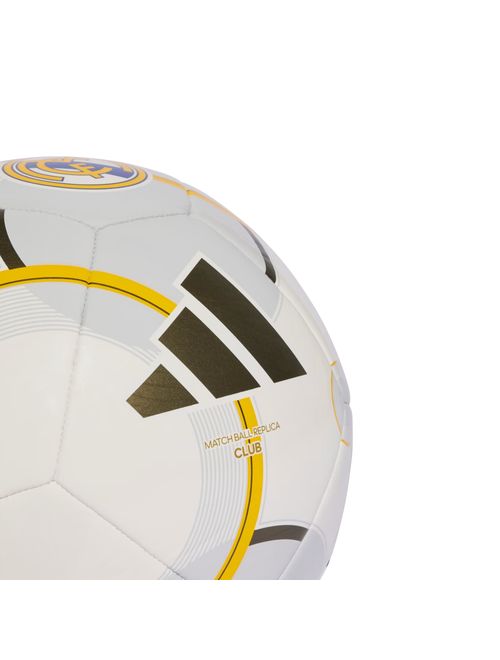 Bola Real Madrid I Adidas Club Unissex - Branca/Dourada