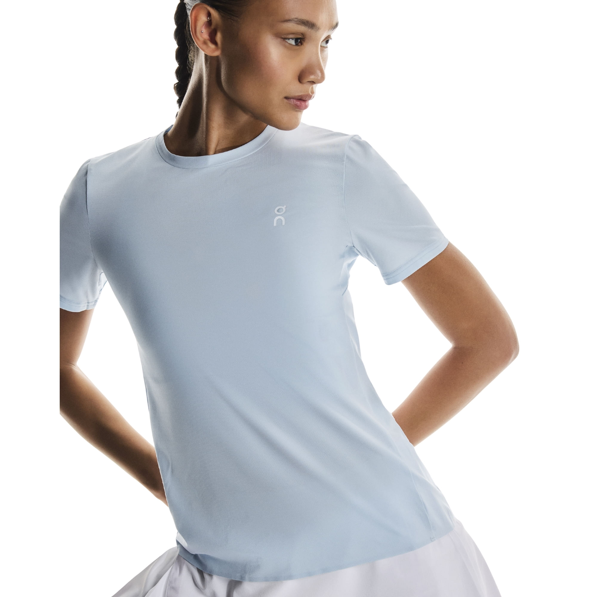 Camiseta On Running Court-T Feminina - Azul