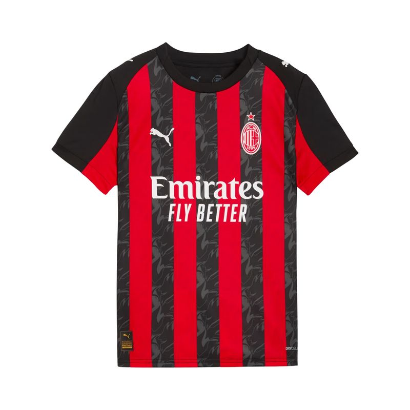 camisa-ac-milan-i-25-26-puma-torcedor-infantil-preta-vermelha