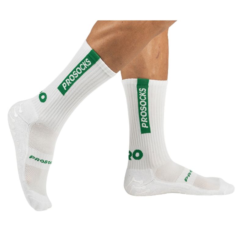 meia-prosocks-ultragrip-unissex-branca-verde