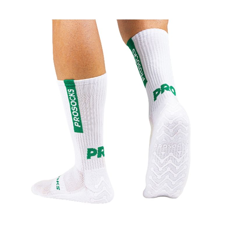 meia-prosocks-ultragrip-unissex-branca-verde