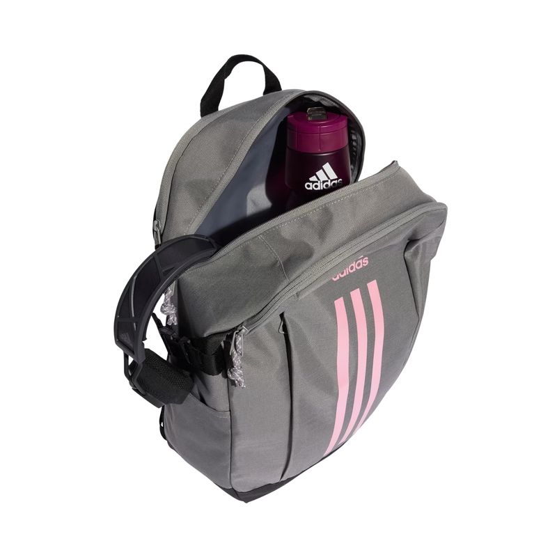 mochila-adidas-power-vii-26l-unissex-cinza-rosa