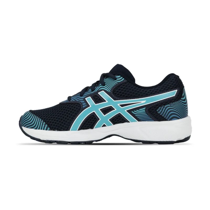 tenis-asics-buzz-4-infantil-marinho-branco