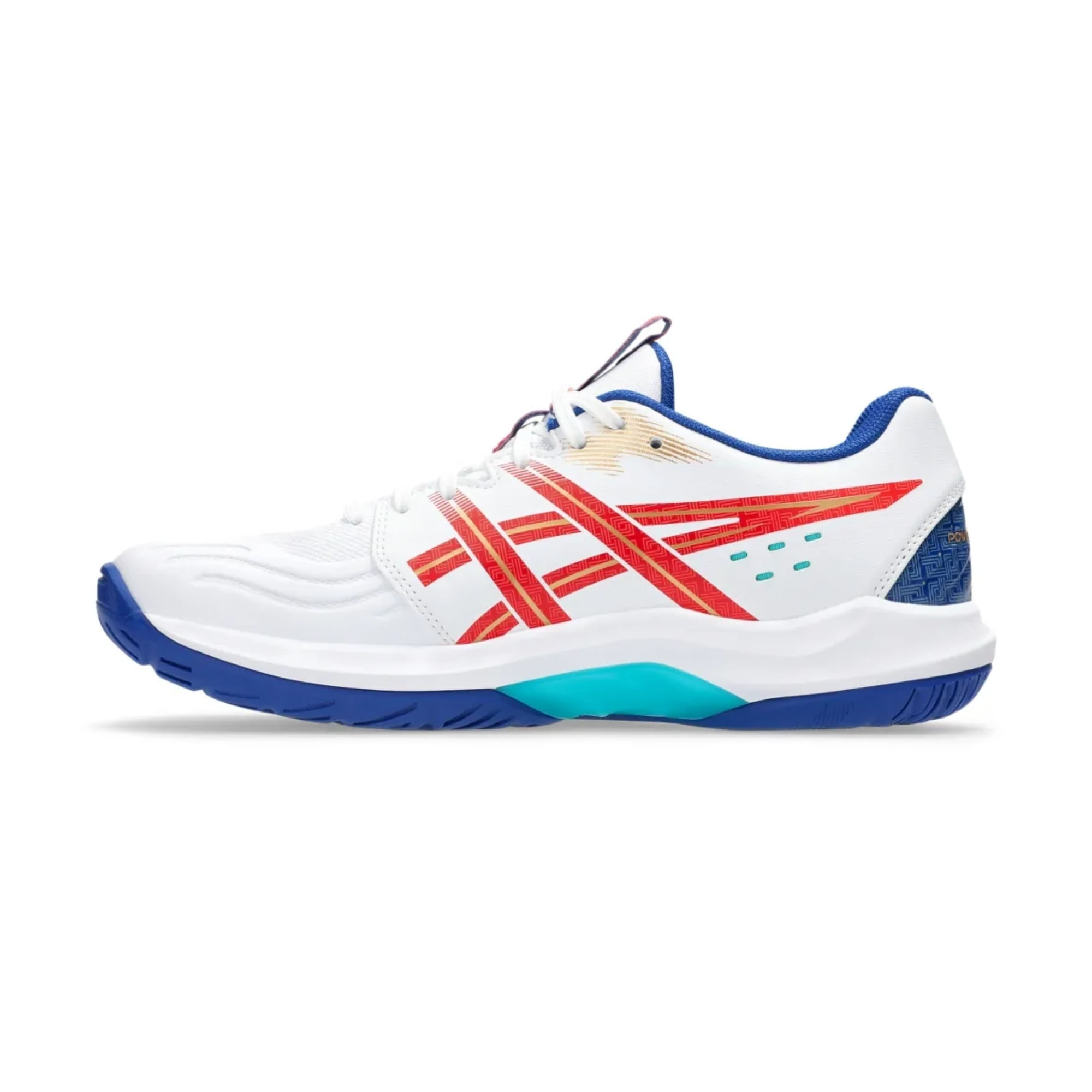 Tênis Asics Powerbreak FF Masculino - Branco/Azul - Bayard Esportes