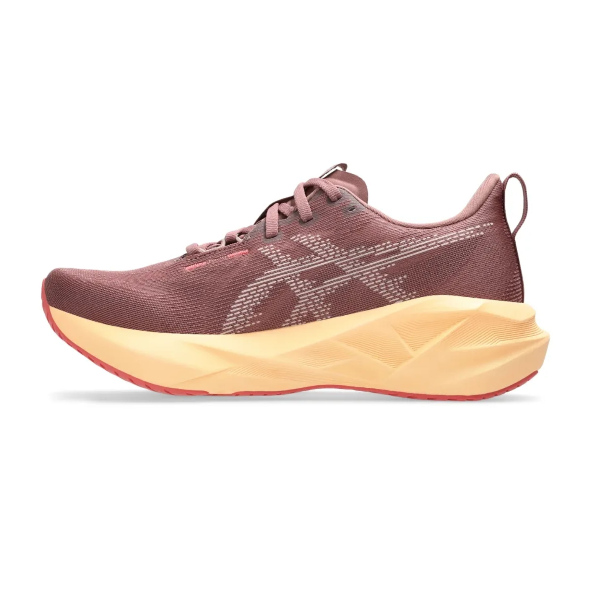 Tênis Asics Novablast 5 Feminino - Vermelho/Rosa - Bayard Esportes