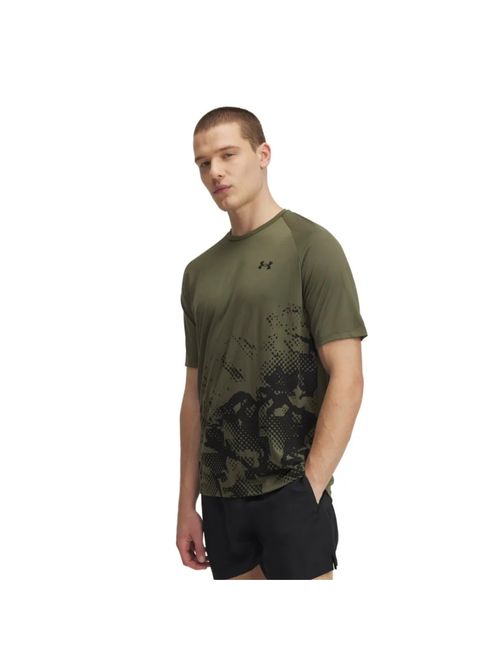 Camiseta Under Armour Tech Fade Masculina - Verde