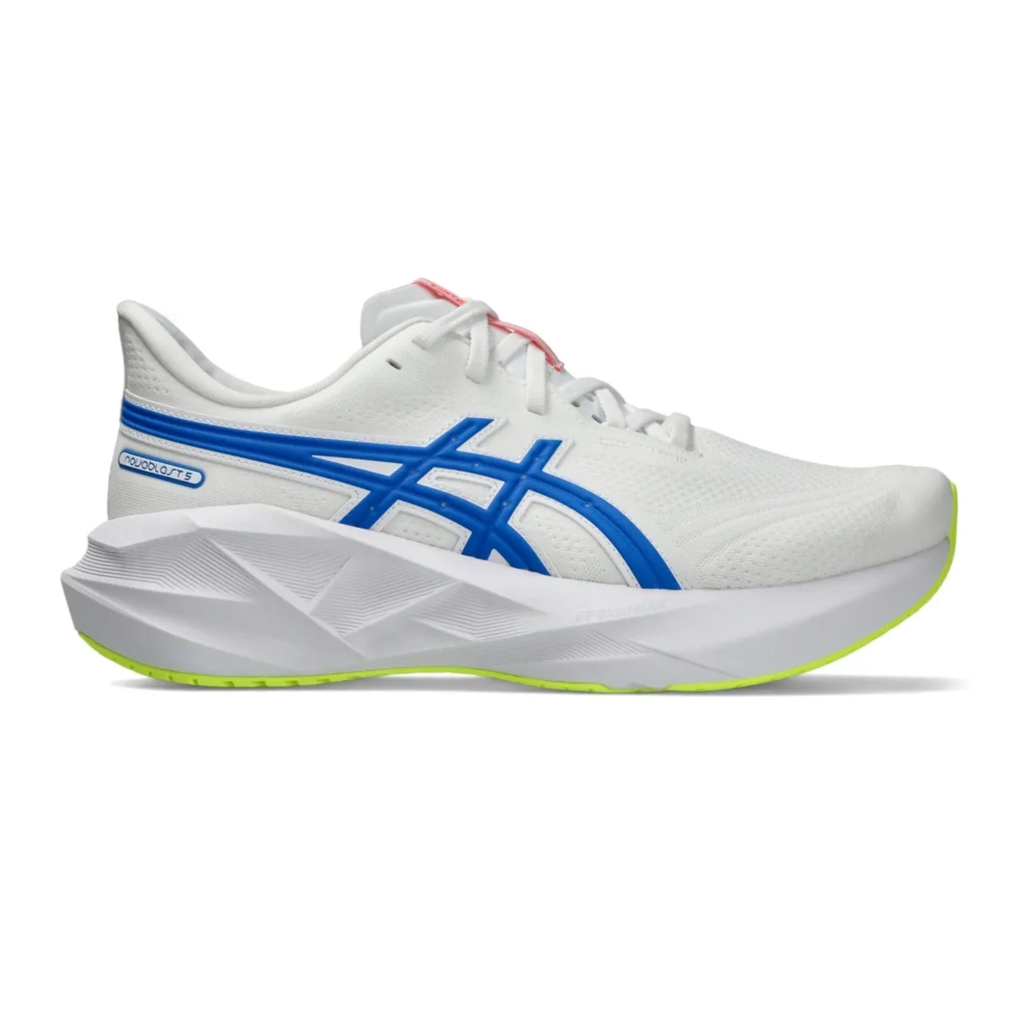 Tênis Asics Novablast 5 Atc Masculino - Branco/Azul - Bayard Esportes