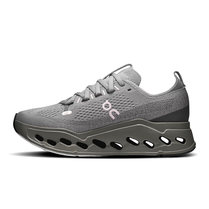 tenis-on-running-cloudsurfer-max-feminino-cinza