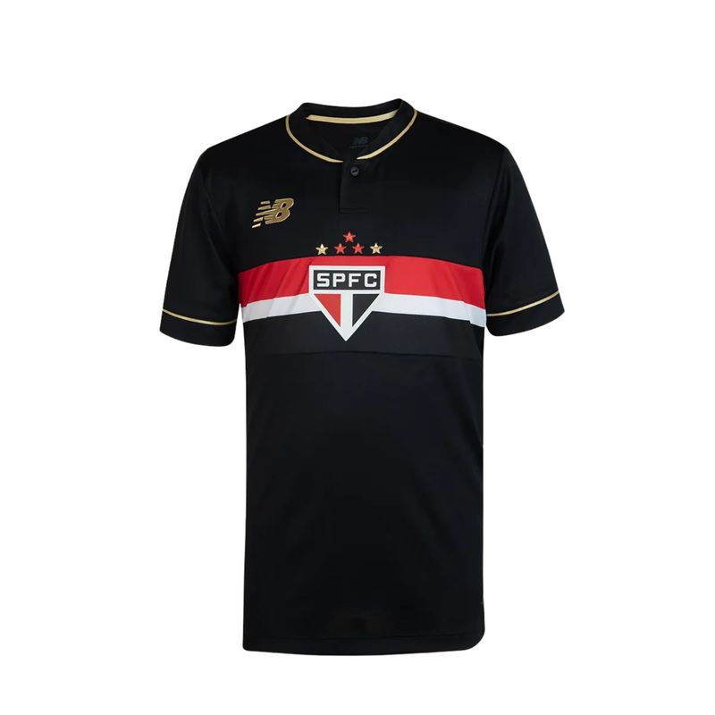 camisa-sao-paulo-iii-25-26-new-balance-jogador-comemorativa-infantil-preta