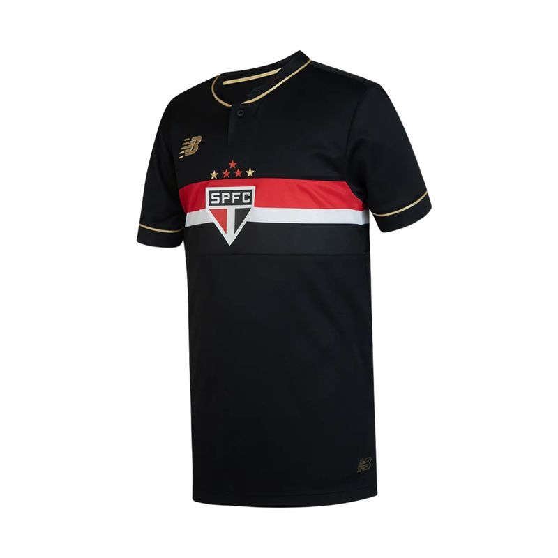 camisa-sao-paulo-iii-25-26-new-balance-jogador-comemorativa-infantil-preta