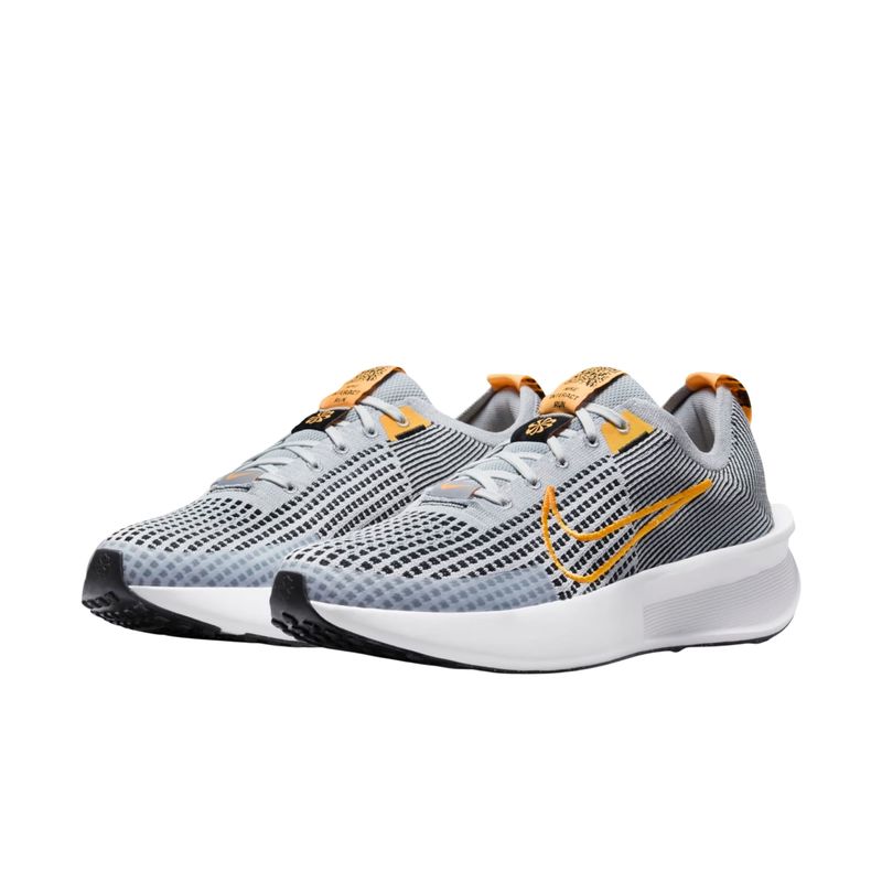 tênis-nike-interact-run-masculino-cinza-laranja