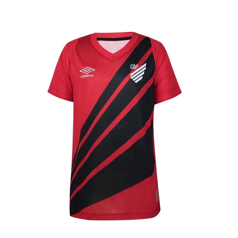 camisa-athletico-paranaense-i-24-25-umbro-torcedor-infantil-vermelha-preta