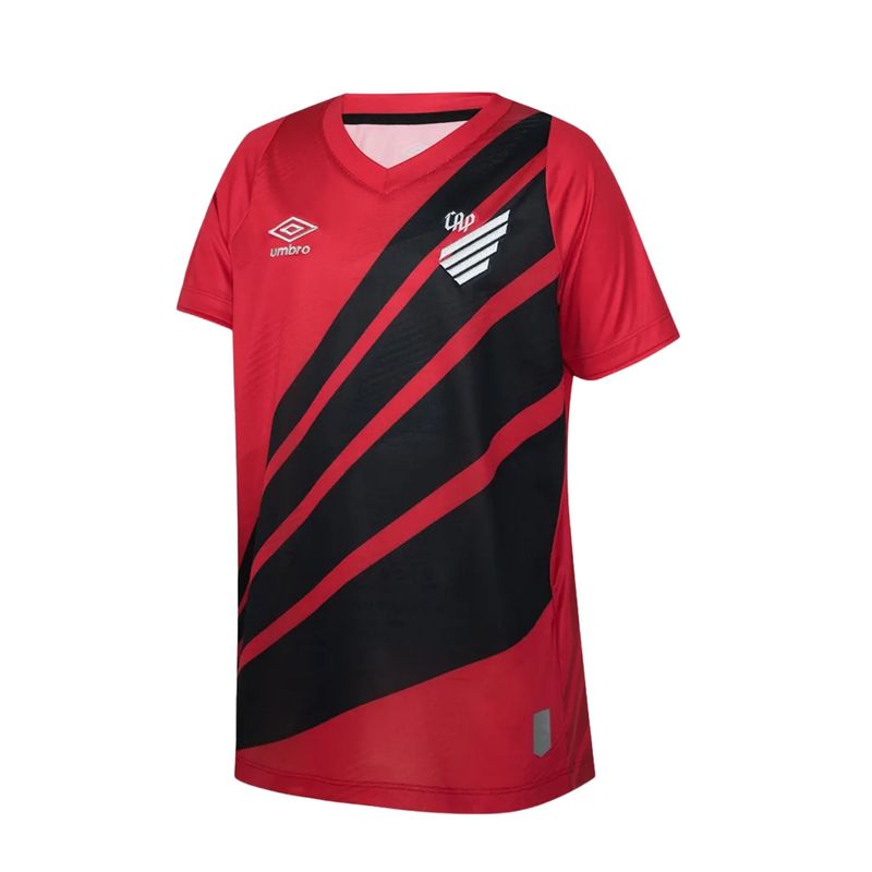camisa-athletico-paranaense-i-24-25-umbro-torcedor-infantil-vermelha-preta