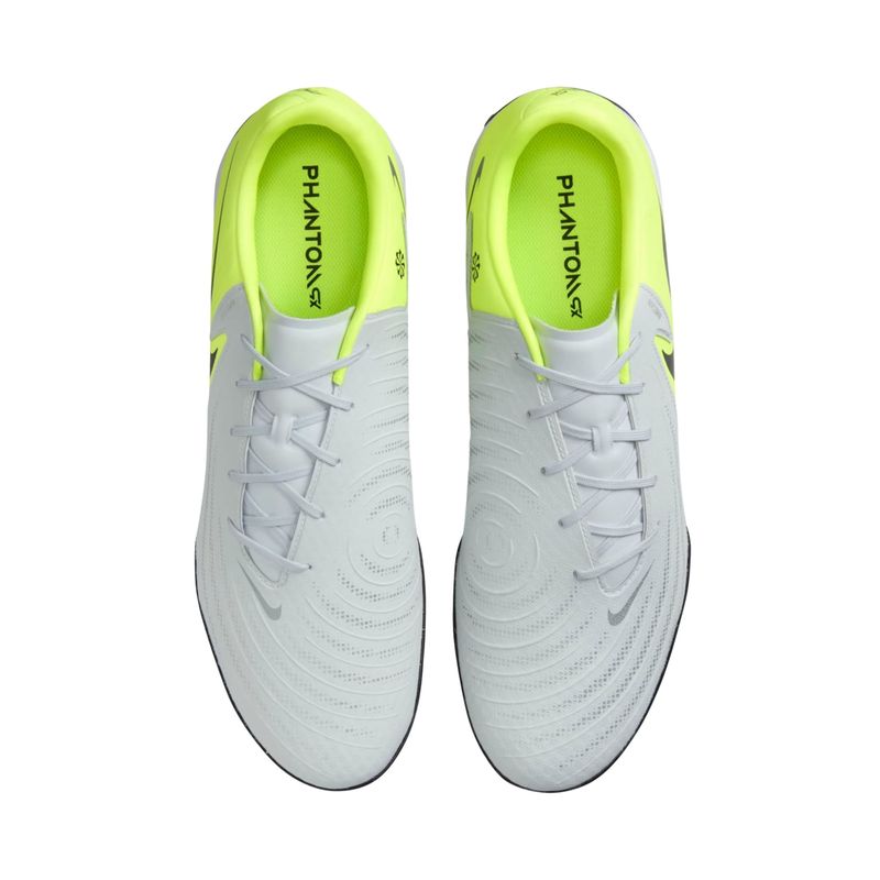 chuteira-society-nike-phantom-gx-ii-academy-masculina-branca-verde
